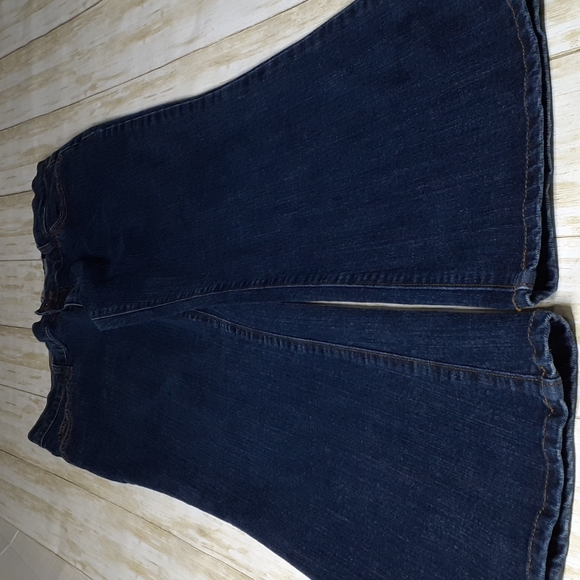 DKNY Jeans Times Square Flare Blue Jeans Size 11 Petite - Picture 12 of 16